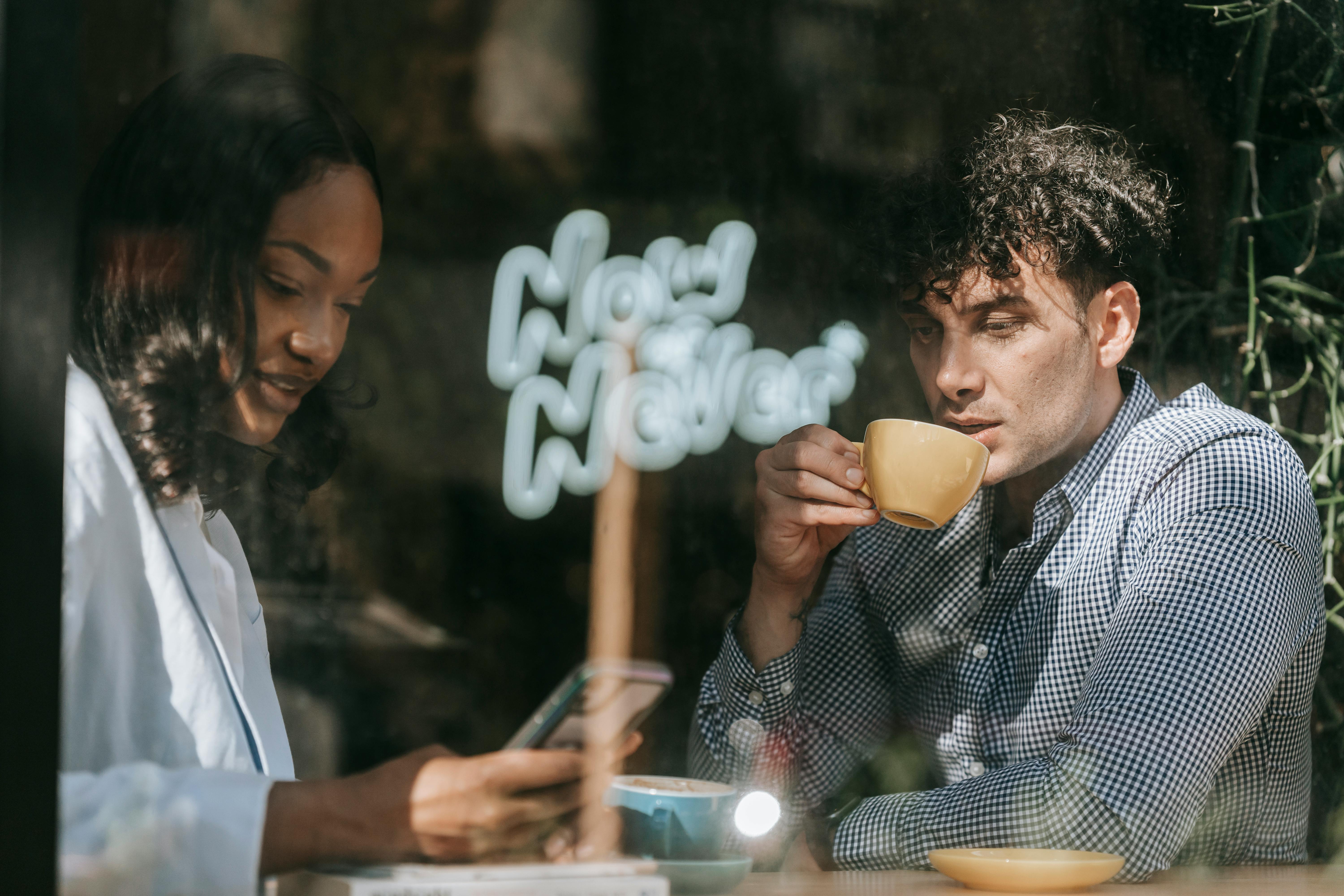 friends after a breakup - friends having coffee